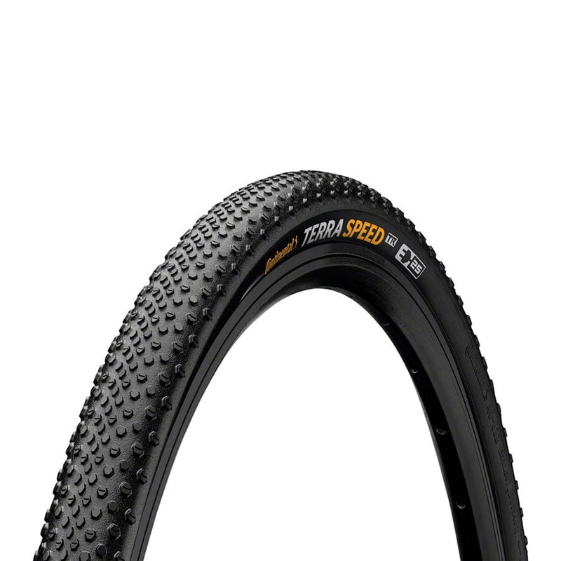 Continental Terra Speed 700c Tire Black SL 700 x 45, Tubeless, Folding, BlackChili, ProTection, E25