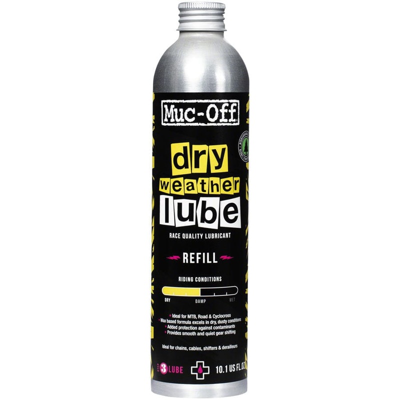 Muc-Off Bio Dry Bike Chain Lube 300ml Aluminum Refill Bottle