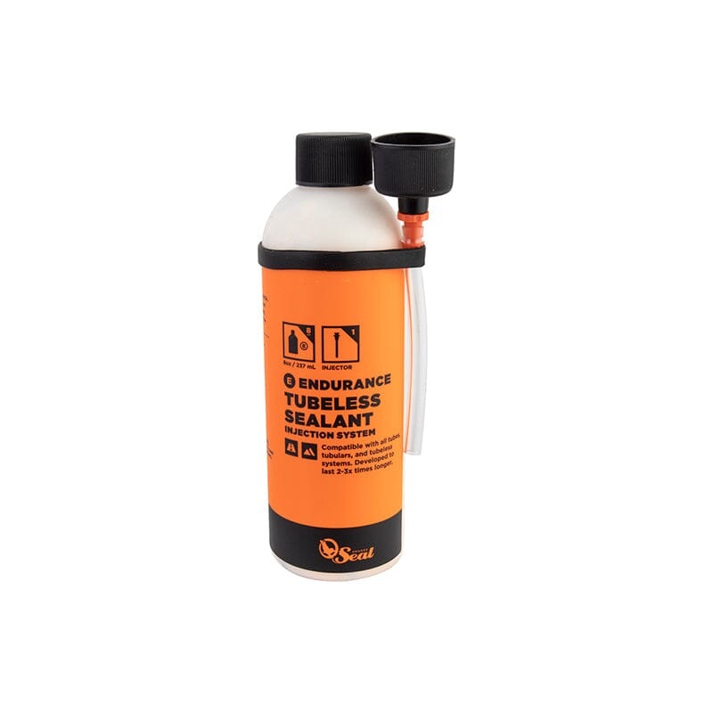 Orange Seal Endurance Tubeless Tire Sealant with Twist Lock Applicator 8oz