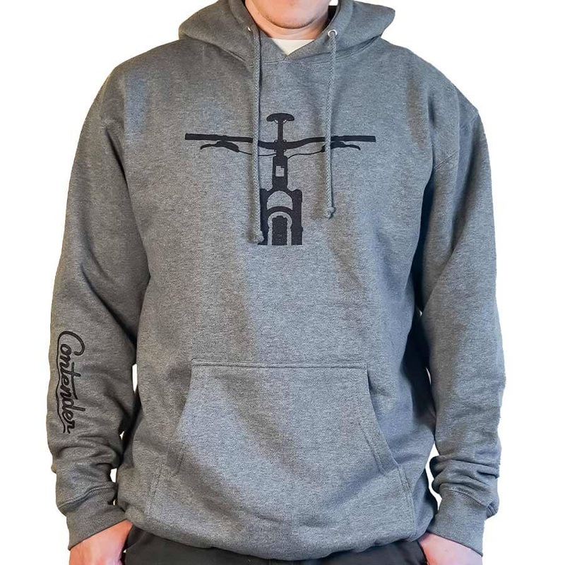 Contender Flat Bar Hoodie S Heather Grey / Black