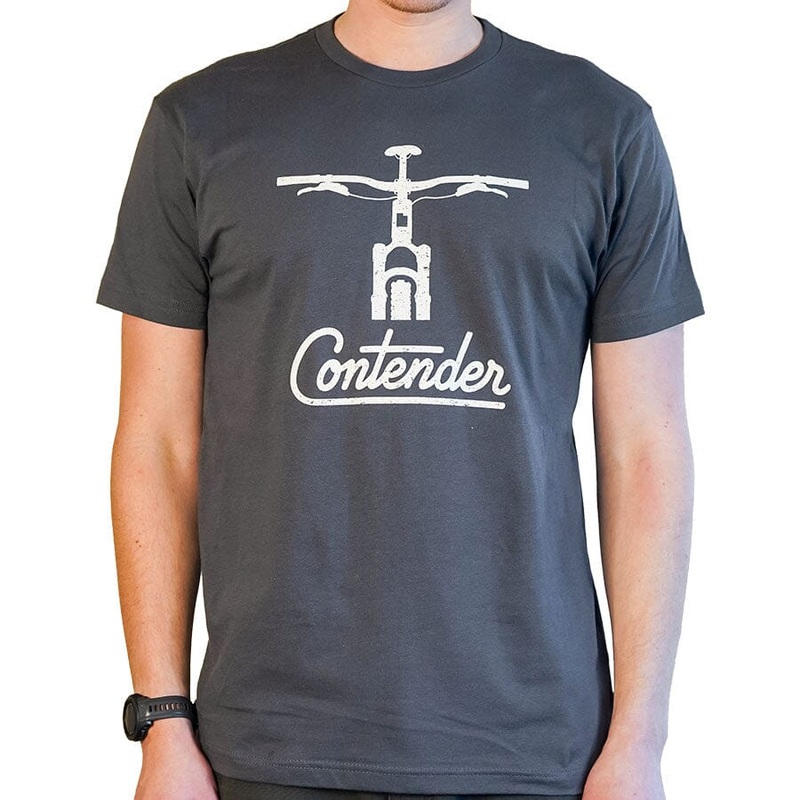 Contender Flat Bar T-Shirt Heavy Metal / Vintage White XS