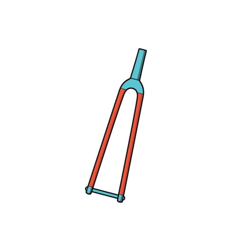RideWrap Covered Road/Gravel Fork Kit Gloss