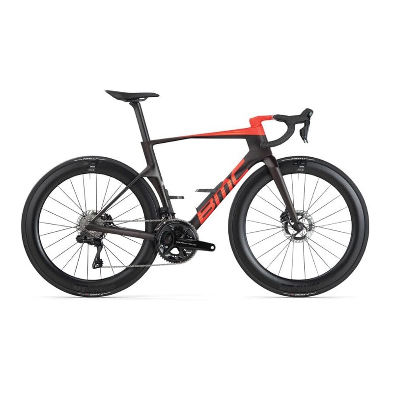 BMC Teammachine R 01 TWO Maroon Carbon / Neon Red 51