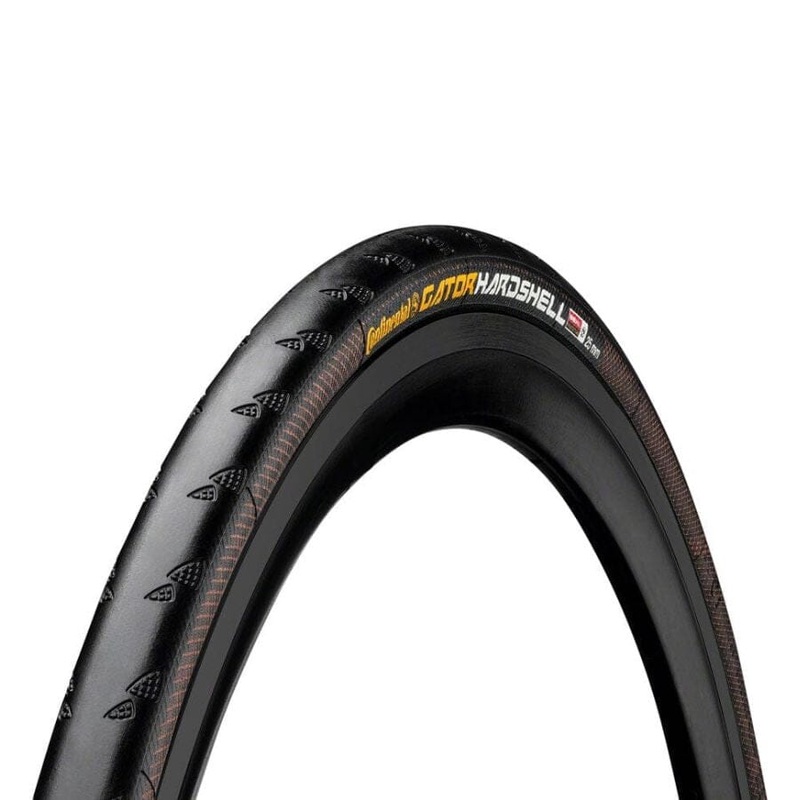 Continental Gator Hardshell Tire 700 x 23, 330TPI, Clincher, Folding, Black, Hardshell
