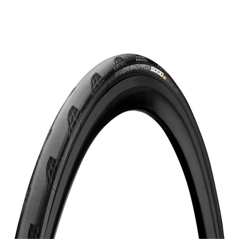 Continental Grand Prix 5000 Tire 650b x 25, 330TPI, Clincher, Folding, Black, BlackChili, Vectran Breaker, LazerGrip, ACT