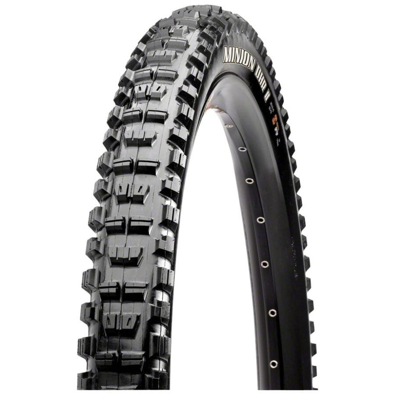 Maxxis Minion DHR II Tire 27.5 x 2.3, 60TPI, Tubeless, Folding, Black, Dual, EXO
