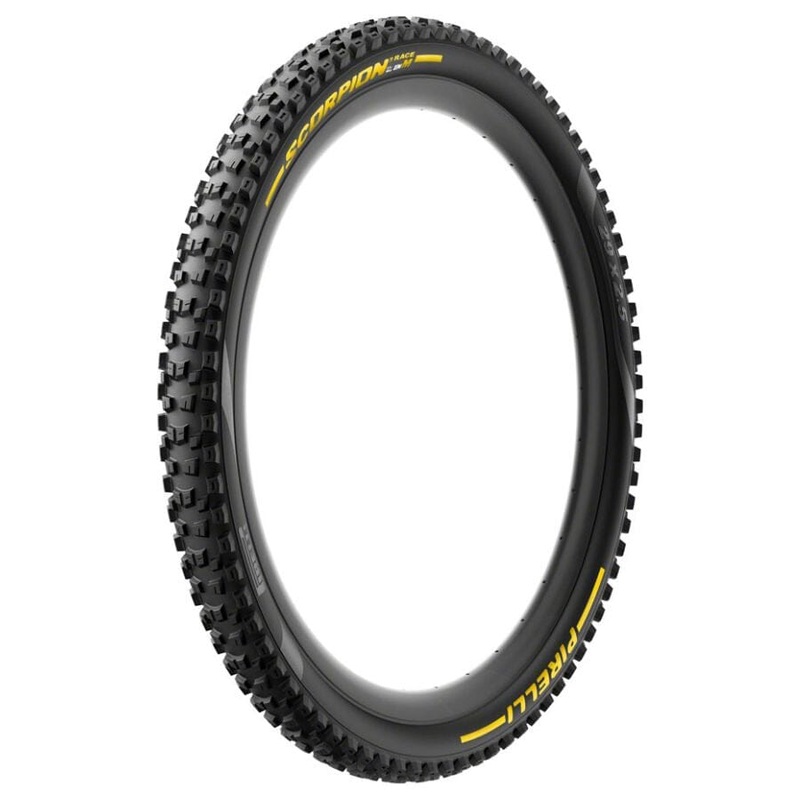 Pirelli Scorpion Race Enduro M Tire 27.5 x 2.5 120TPI, Folding, Tubeless, SmartEVO DH, DualWALL, Black.