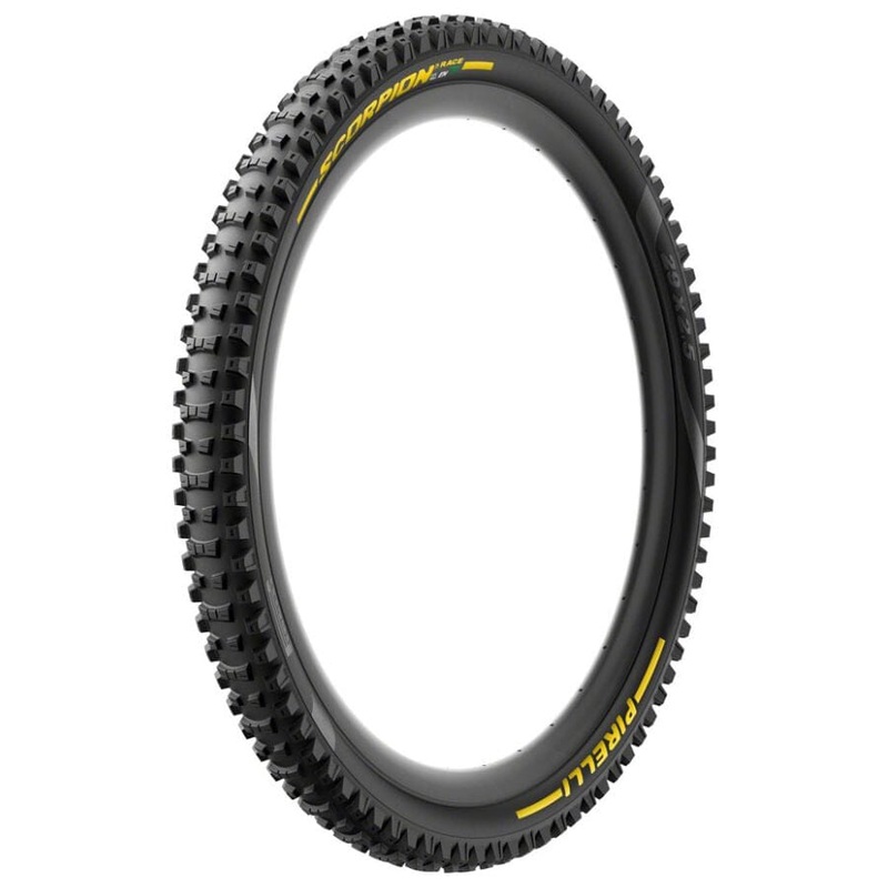 Pirelli Scorpion Race Enduro T Tire 27.5×2.5, 60TPI, Folding, Tubeless, SmartEVO DH , DualWALL, Black