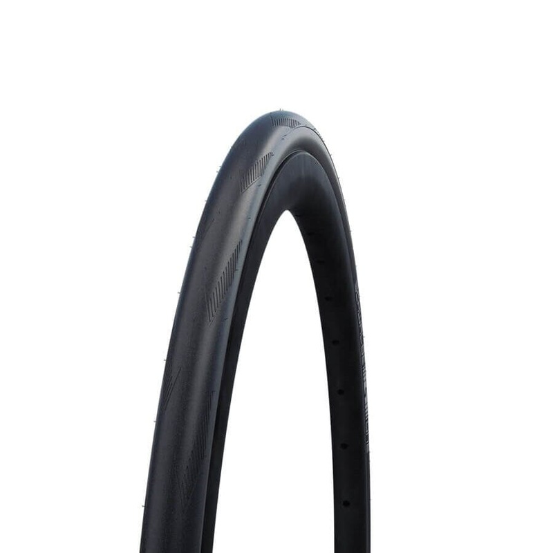 Schwalbe One Tubeless Tire 700 x 25, 67TPI, Tubeless, Folding, Black/Tan, Performance Line, RaceGuard, Addix
