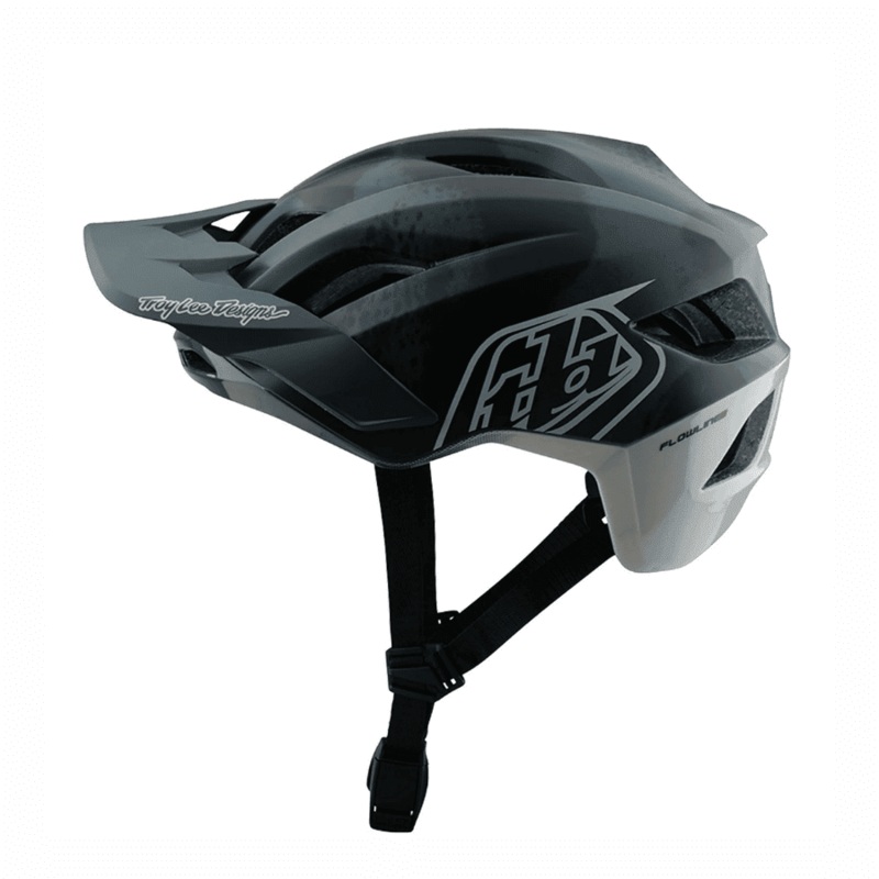 Troy Lee Designs Flowline SE Helmet Badge Camo Gray XS/SM