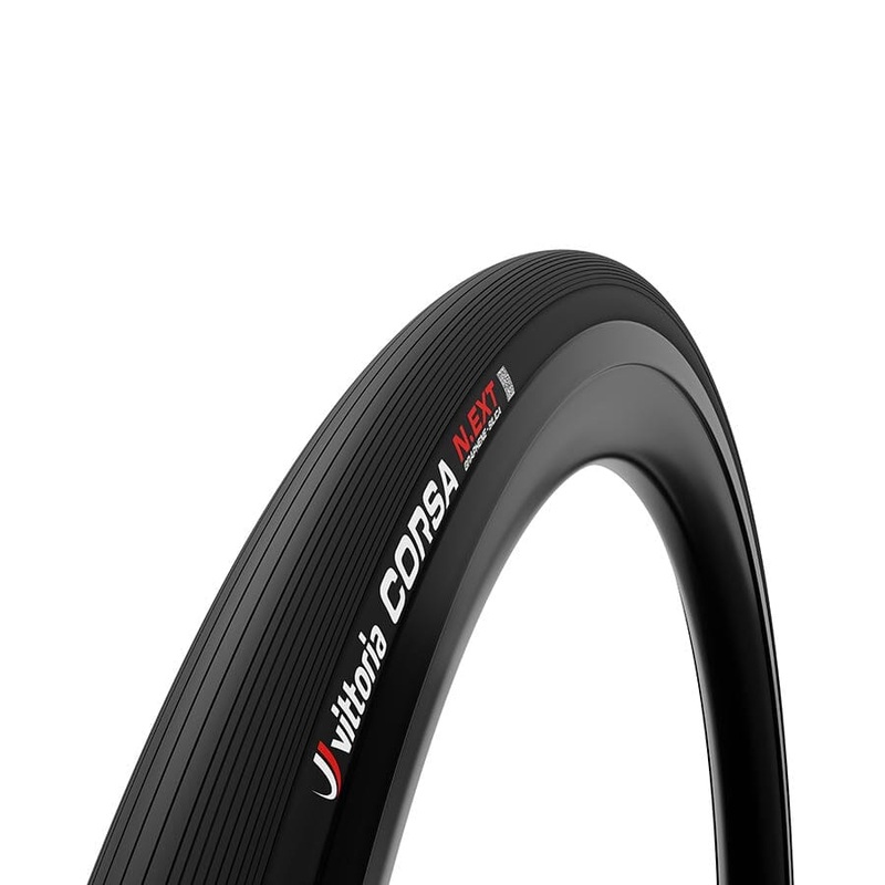 Vittoria Corsa N.EXT Tire – Clincher 700 x 26, 100TPI, Clincher, Folding, Black, G2.0