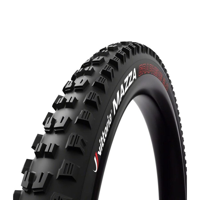 Vittoria Mazza Enduro Tire 29 x 2.6, 120TPI, Tubeless 2PLY, Folding, Black, Enduro, G2.0.