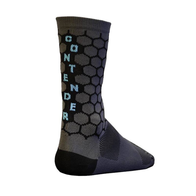 Contender Honeycomb Sock Black S/M