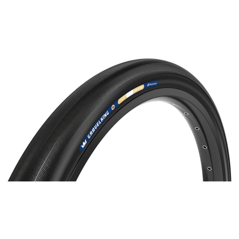 Panaracer GravelKing Slick Plus + Tire 700 x 30, Tubeless, Folding, Black/Brown
