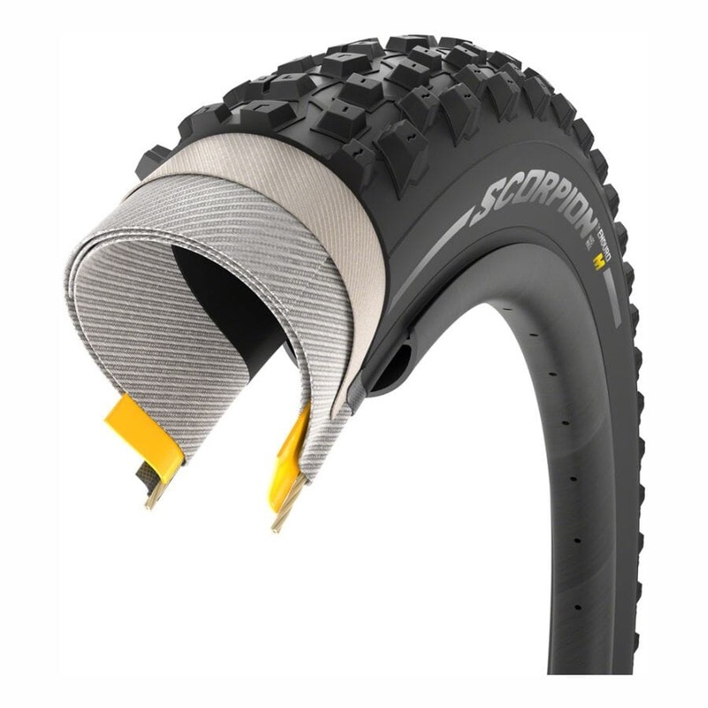 Pirelli Scorpion Enduro M Mountain Tire 27.5 x 2.6, 60TPI, Tubeless, Folding, Black.
