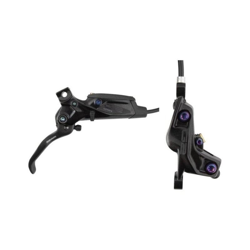 SRAM G2 Ultimate Disc Brake and Lever Black with Rainbow Hardware Left, Front 950mm