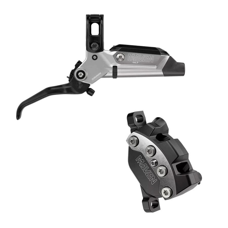 SRAM Maven Ultimate Stealth 4-Piston Disc Brake and Lever Left, Front 950mm