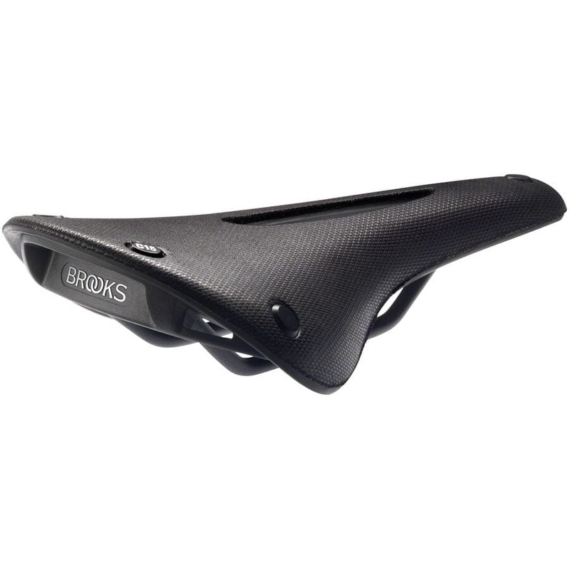 Brooks C15 Carved All Weather Saddle Steel Black / Mens