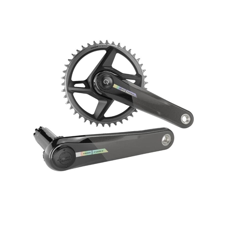 SRAM Force 1 AXS Wide Power Meter Crankset Unicorn Grey w/Laser Foil 165mm