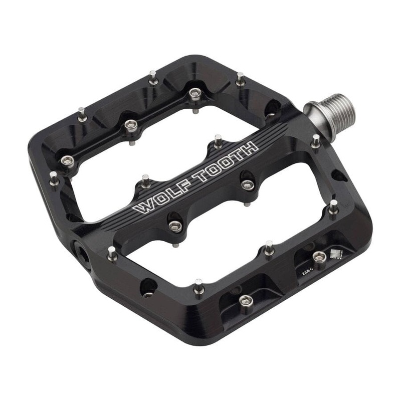 Wolf Tooth Waveform Aluminum Pedals Large Black