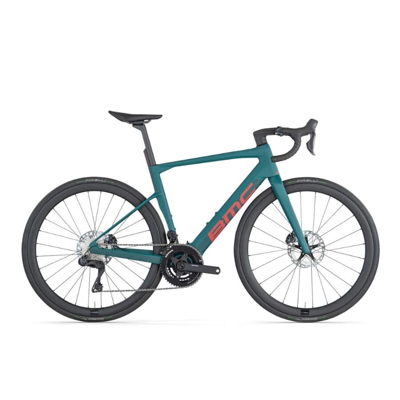 BMC Roadmachine 01 AMP ONE Green / Red 54