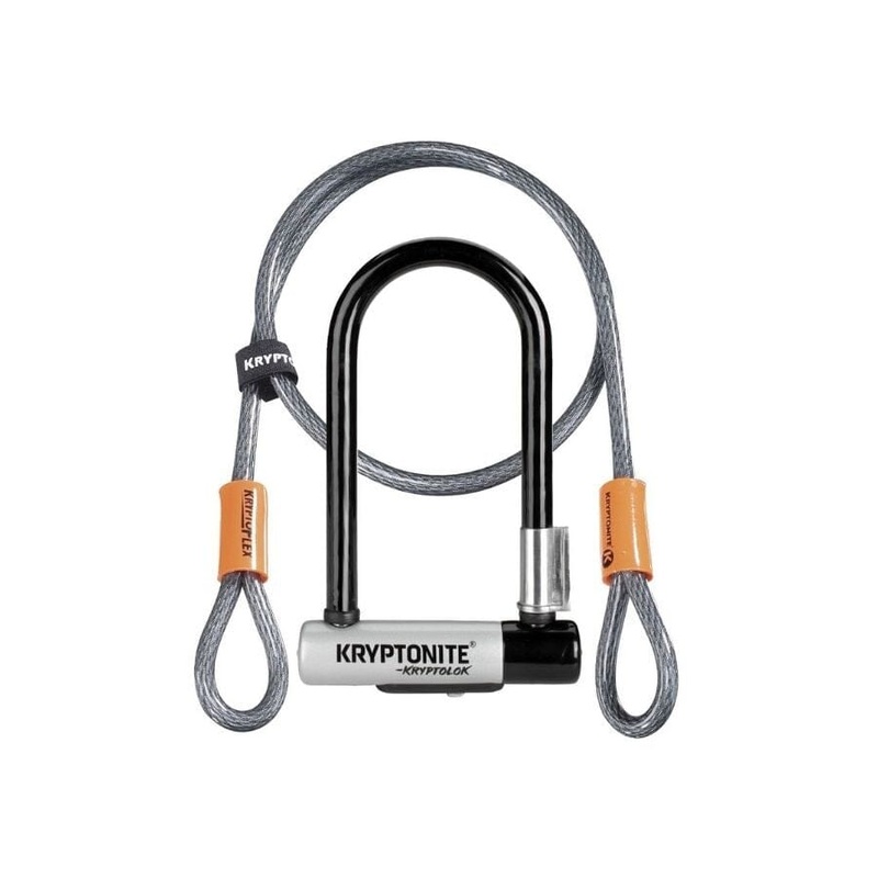 Kryptonite KryptoLok U-Lock – 3.25 x 7″ Keyed BLK includes 4 cable bracket