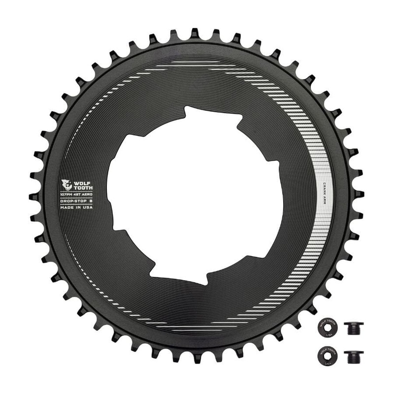 Wolf Tooth Aero 107 BCD Chainring for SRAM Drop-Stop B 46T