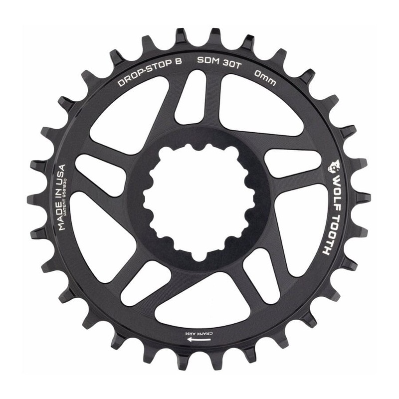 Wolf Tooth Chainring for SRAM 3-Bolt MTB Drop-Stop B 28T 3mm Offset
