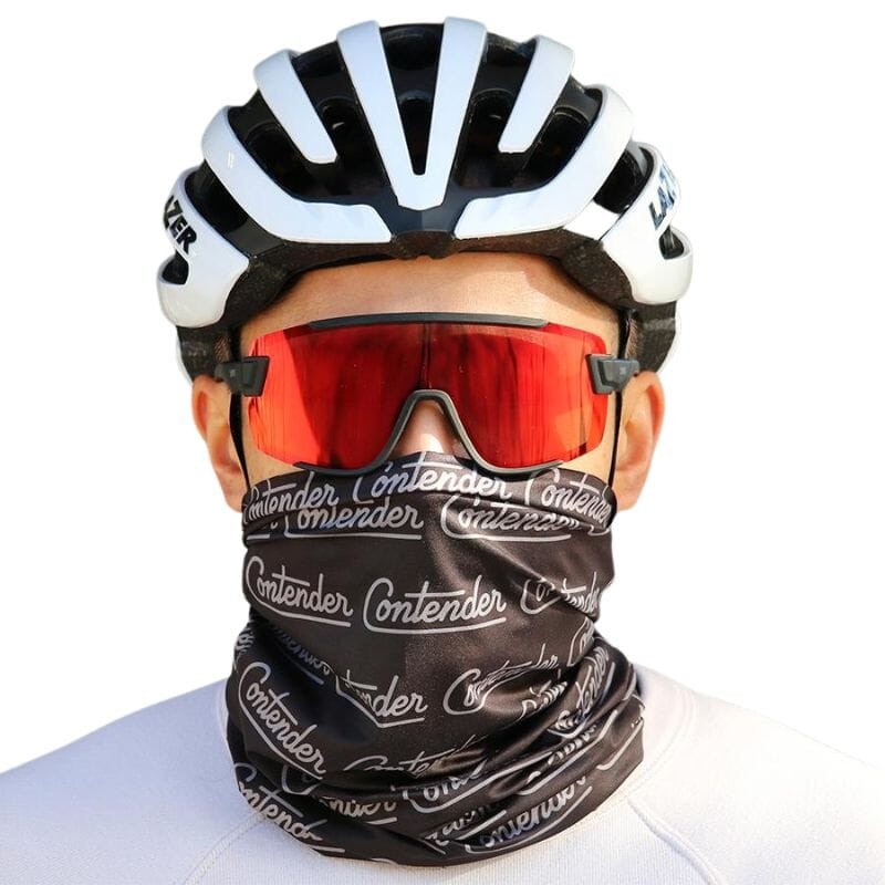 Contender Script Neck Gaitor Navy