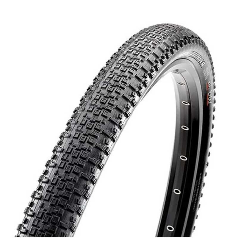 Maxxis Rambler Tire 650 x 47, 120TPI, Tubeless, Folding, Black, Dual, EXO.