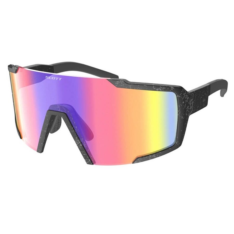 SCOTT Shield Black Matte / Blue Chrome Enhancer