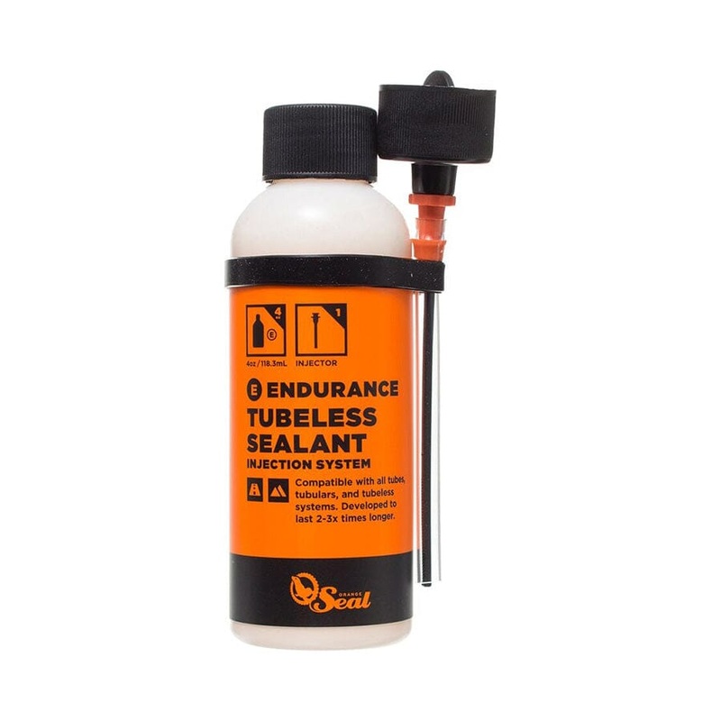 Orange Seal Tubeless Tire Sealant with Twist Lock Applicator – 8oz