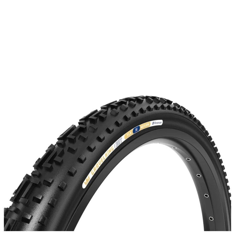 Panaracer Gravelking EXT Tire 700 x 33, 120TPI, Tubeless, Folding, Black/Black.