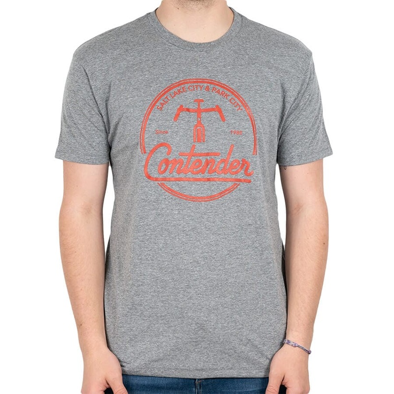 Contender Bicycles Gravel Crew T-Shirt Vintage Heather XS