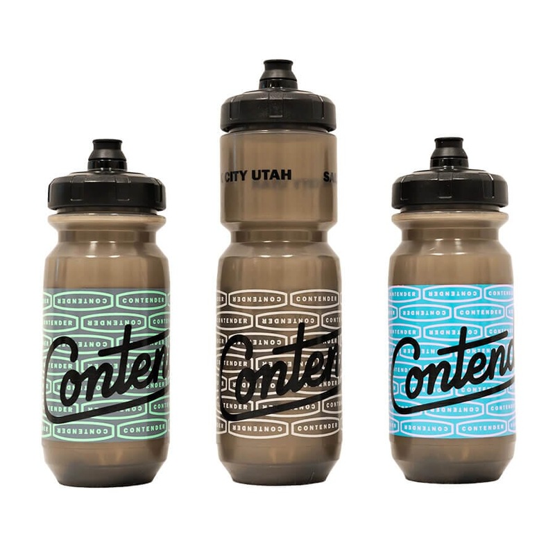 Contender x Taunik Water Bottle Grey/Red 26 oz