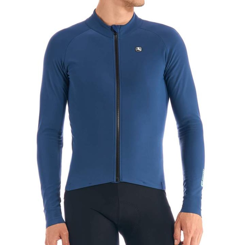 Giordana G-Shield Long Sleeve Jersey Charcoal Blue MD