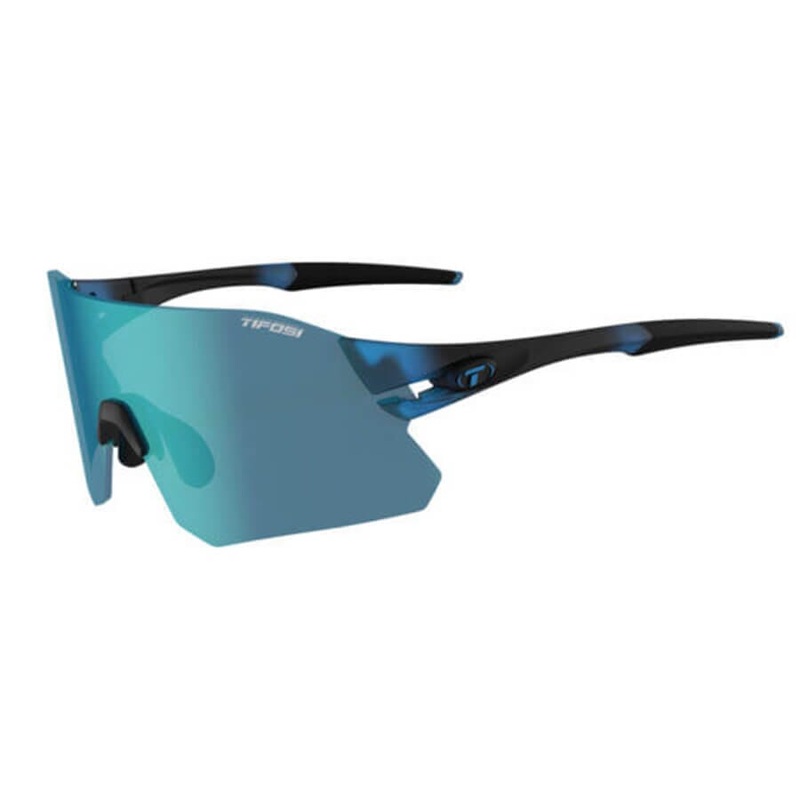 Tifosi Rail Crystal Blue / Clarion Blue – AC Red – Clear Lenses