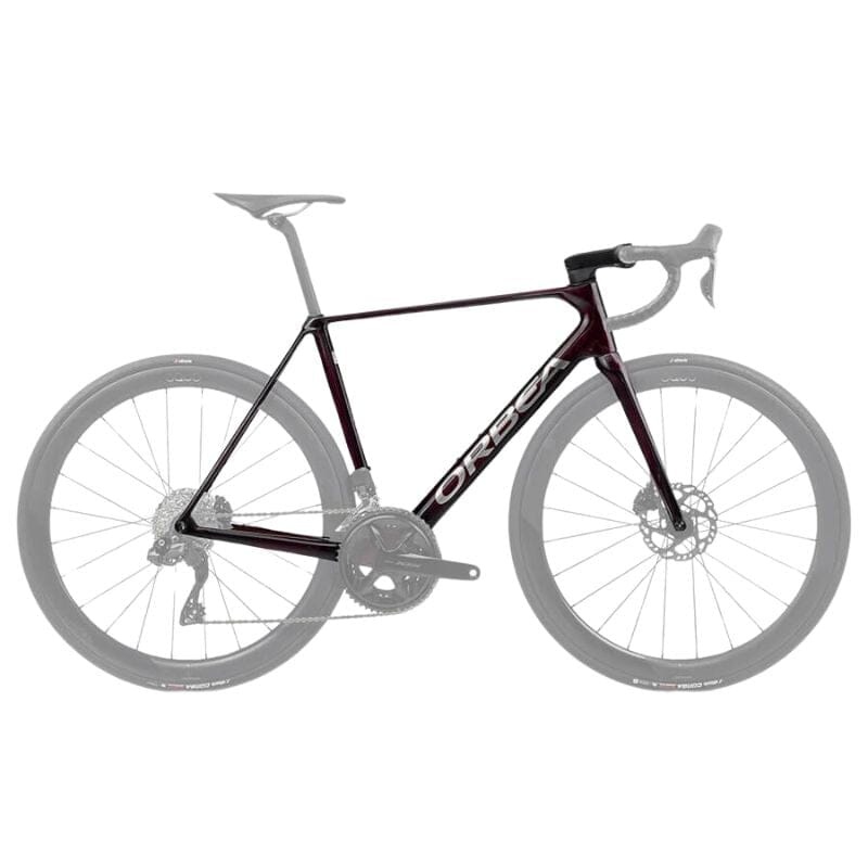 Orbea Orca OMR Frameset 2024 Ivory White-Burgundy (Gloss)-Vulcano (Matt) 47