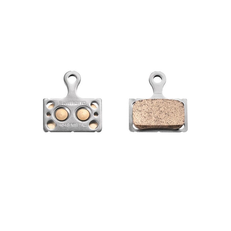 Shimano K04S-MX Disc Brake Pads Metal Compound Stainless Steel Back Plate Pair