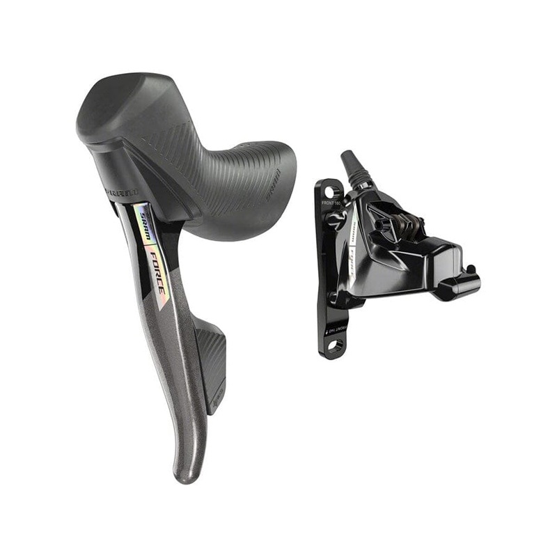 SRAM Force AXS HRD eTap Shifter / Brake Lever and Caliper D2 Iridescent Gray/Black Right/Rear