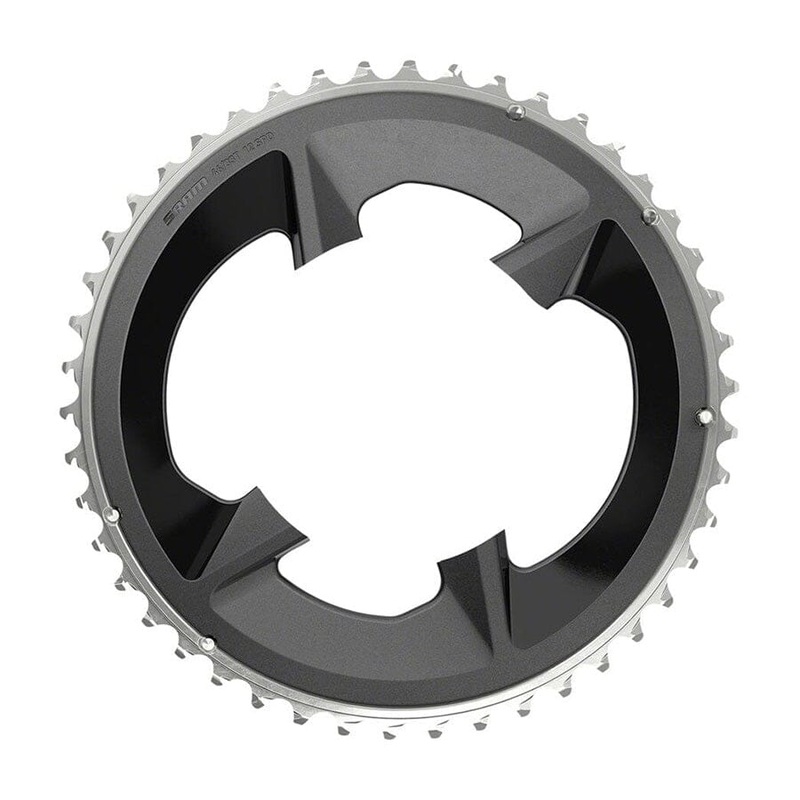 SRAM Rival 2×12-Speed Chainring Black 46T -107 BCD- 4 Bolt for use with 33T
