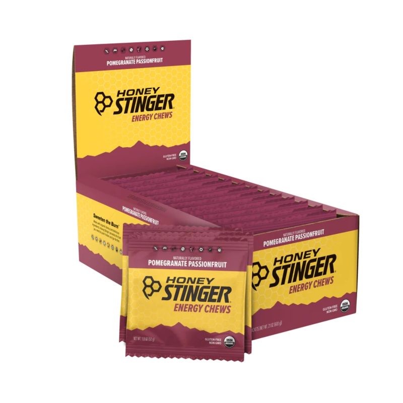 BOX of Honey Stinger Energy Chews Orange Blossom 12 / Box