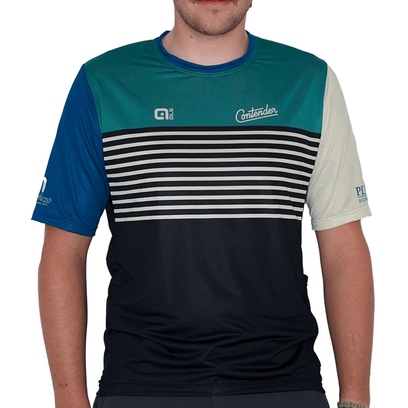 Contender Ale Cool Stripe Gravel T-Shirt S