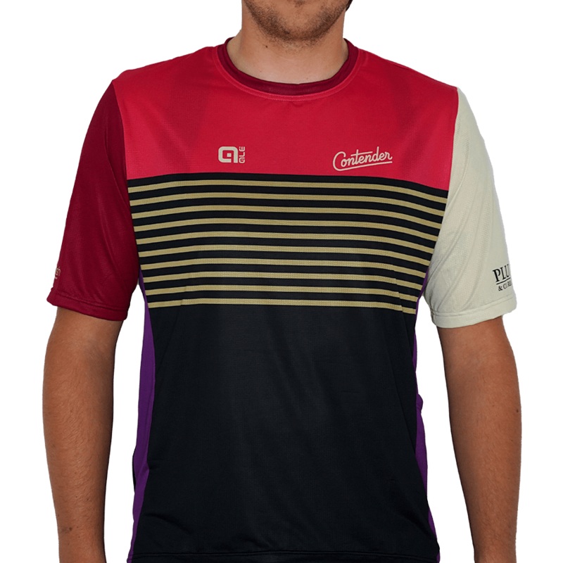 Contender Ale Warm Stripe Gravel T-Shirt XS