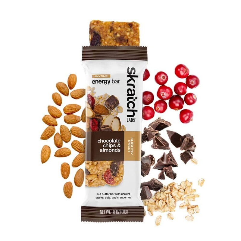 Skratch Labs Anytime Energy Bar Chocolate Chips & Almonds Single Serving