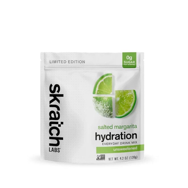 Skratch Labs Hydration Everyday Drink Mix Lemon + Lime Resealable Bag – 30 Serving
