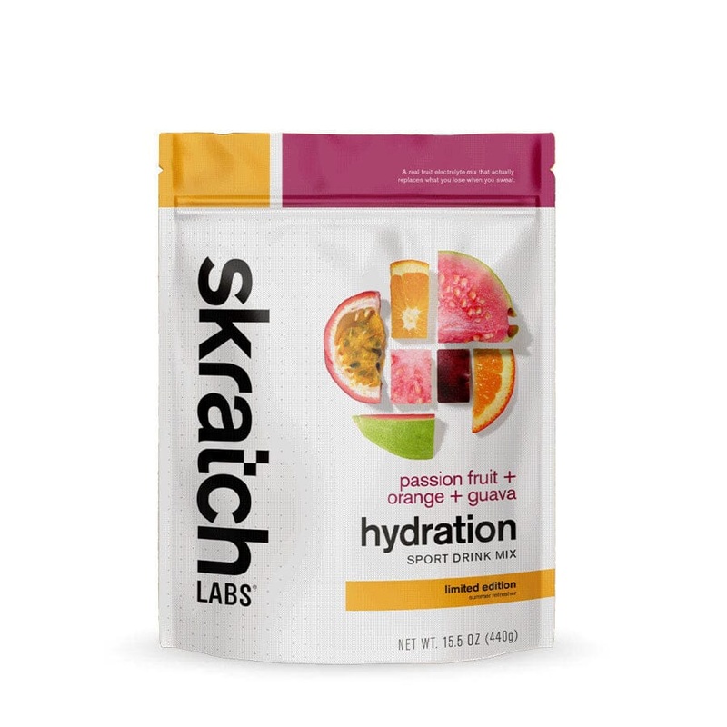 Skratch Labs Sport Hydration Mix Passion Fruit + Orange + Guava 20 Serving Resealable Pouch