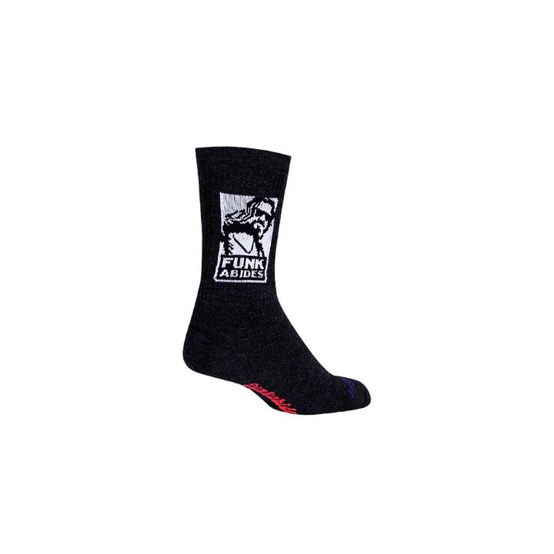 SockGuy Funk Abides Wool Crew Socks S/M