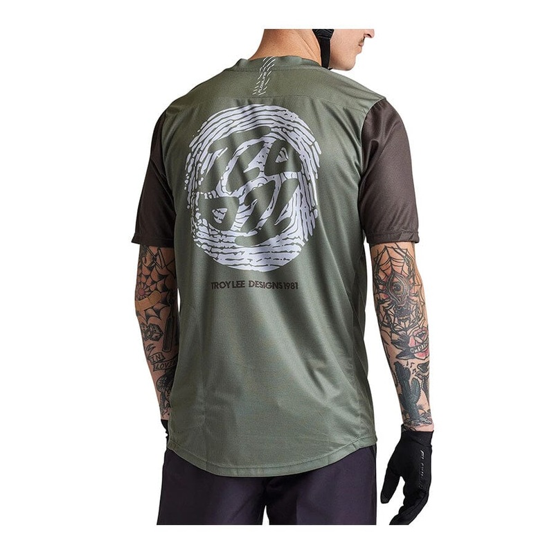 Troy Lee Designs Flowline SS Jersey Flipped Chocolate S