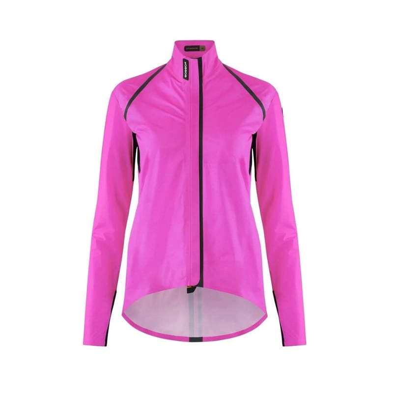 Assos Womens UMA GTV Rain Jacket S11 SAMPLE Optic Pink M